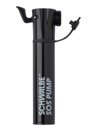 Aktuelle schwarze Schwalbe SOS Pump Minipumpe 6081.01 mit AV SV und SCV Kompatibilität
