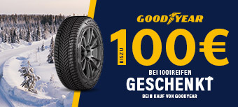Bis zu 100&euro; Goodyear Reifen
