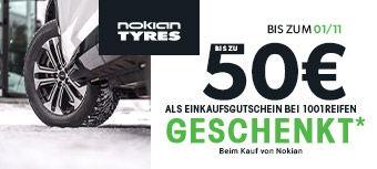 Bis zu 50&euro; Nokian Reifen