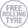 <b>Free Rolling Tyre :</b> Tyre with 