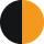 black and orange